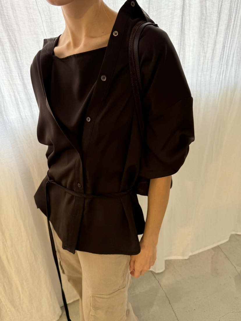 LIMLIMLIM東大門代購女裝新品人氣真品推薦襯衫蕾絲衫含繩LIM LIM LIM襯衫/蕾絲衫