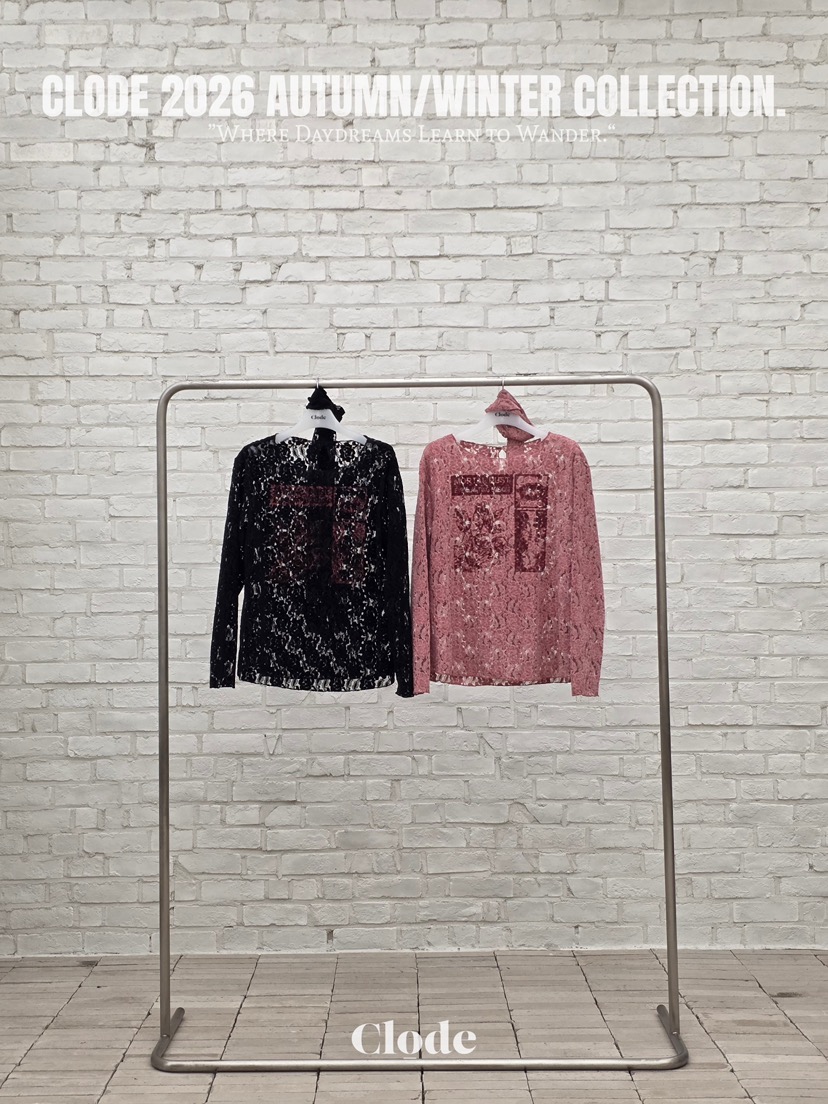 CLODE韓國直郵女裝新品真品推薦時尚襯衫蕾絲衫含圍巾蕾絲CLODE襯衫/蕾絲衫