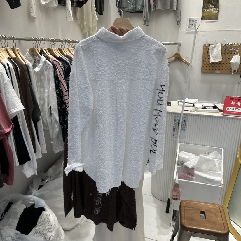 UNDERSTAR_VINTAGE東大門代購女裝新款休閑襯衫蕾絲衫復古UNDERSTAR_VINTAGE襯衫/蕾絲衫