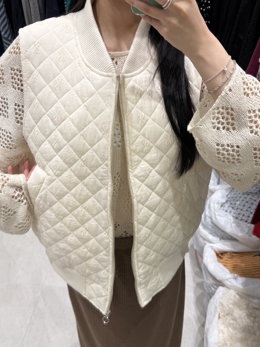 RUNWAY-런웨이韓國直郵女士新品真品人氣時尚熱賣馬甲絎縫RUNWAY馬甲