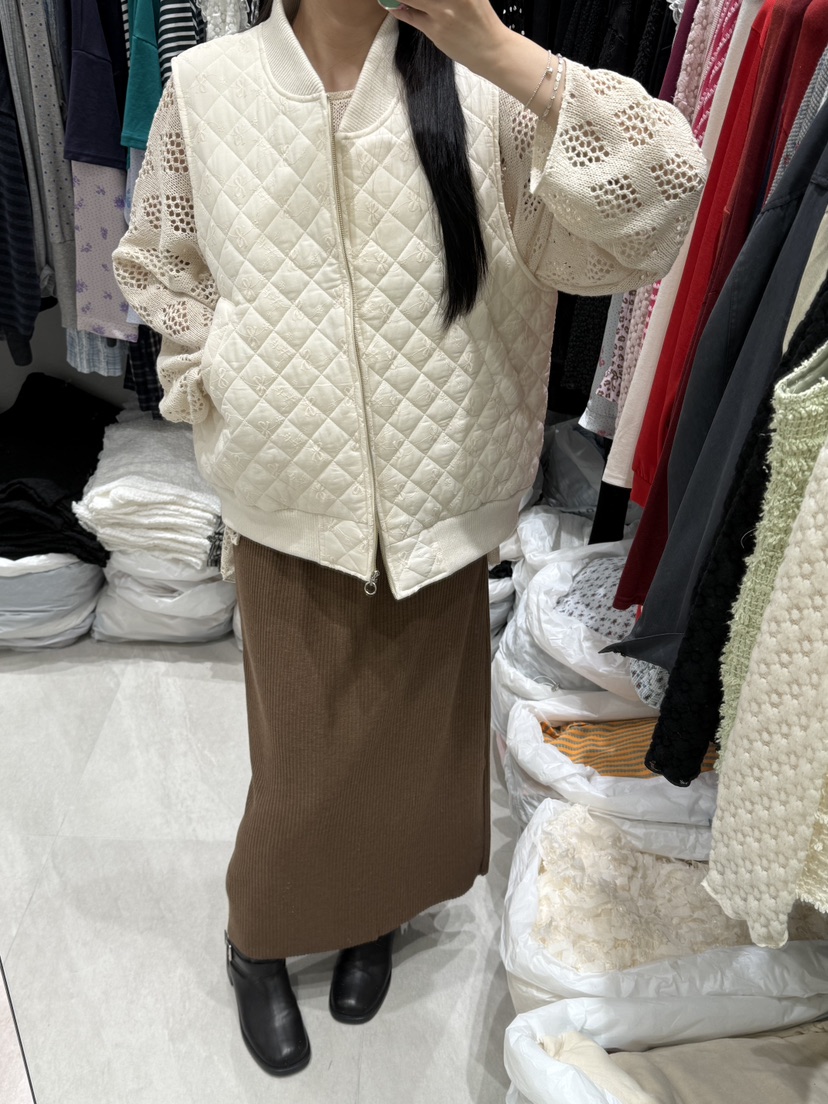 RUNWAY-런웨이韓國直郵女士新品真品人氣時尚熱賣馬甲絎縫RUNWAY馬甲