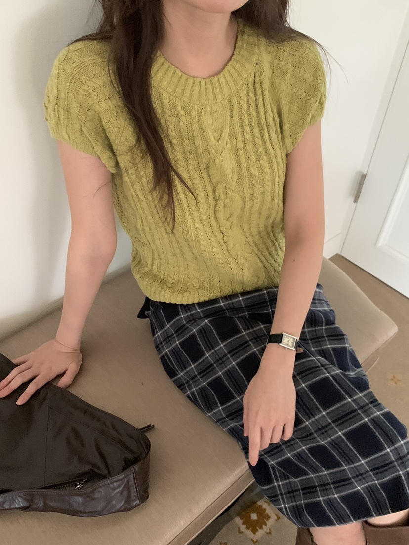 BIEN GARDER東大門直郵女士新品休閑真品針織衫麻花針織BIEN GARDER針織衫