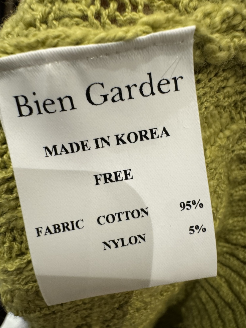 BIEN GARDER東大門直郵女士新品休閑真品針織衫麻花針織BIEN GARDER針織衫
