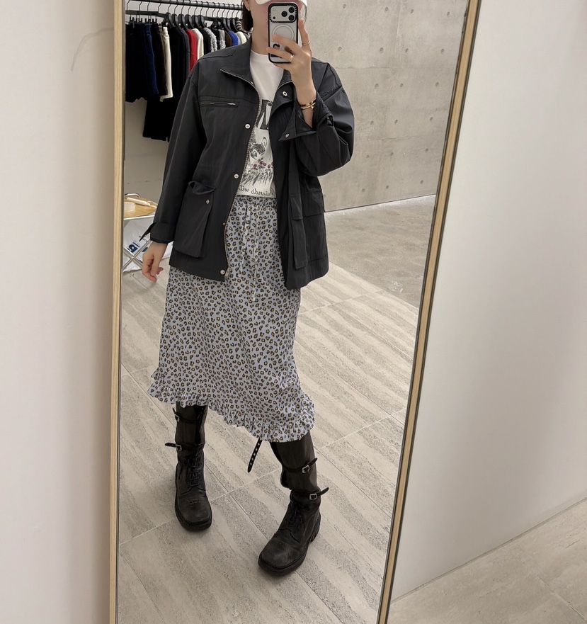 RUNWAY-런웨이韓國代購女裝新品休閑人氣推薦半身裙中短裙RUNWAY半身裙/中短裙