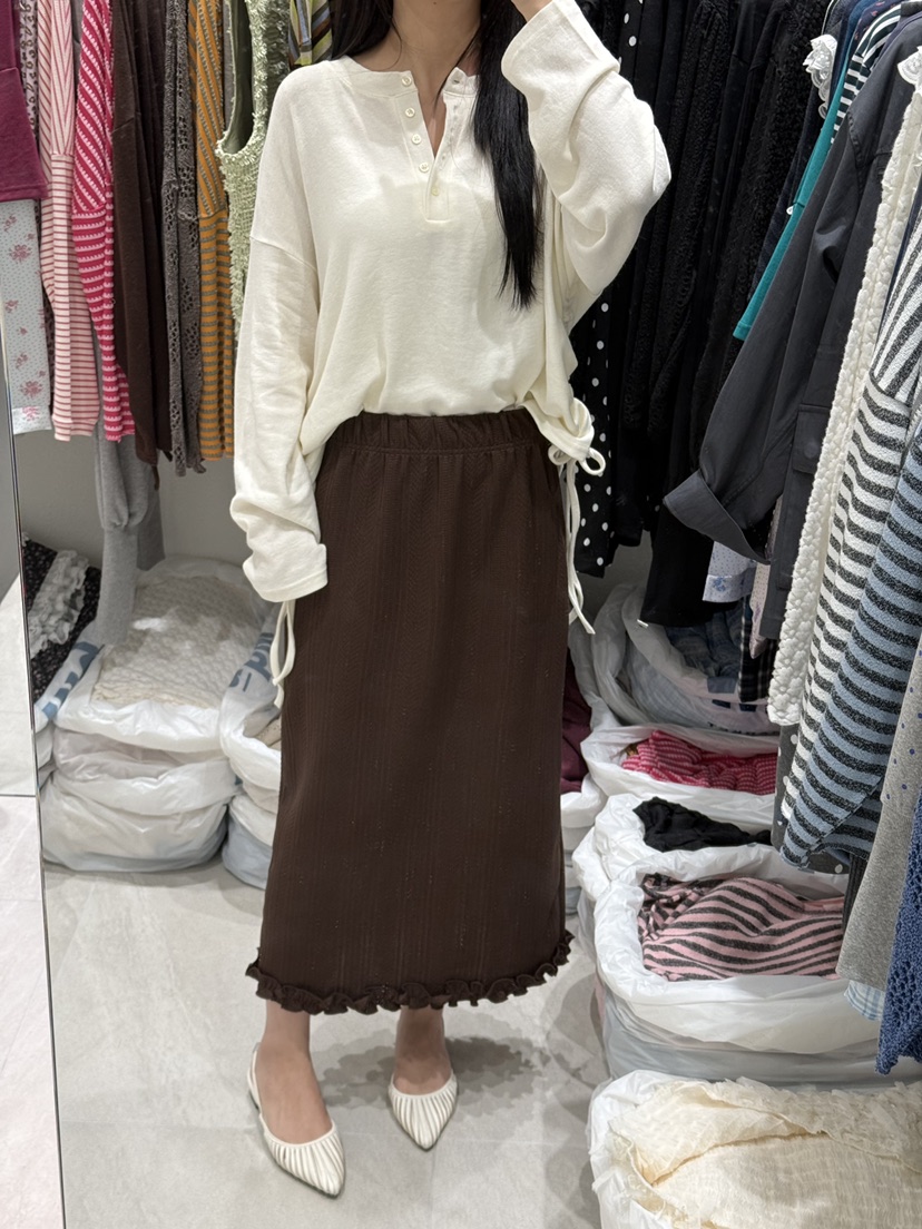 RUNWAY-런웨이韓國直郵女士新品真品時尚熱賣休閑長袖T恤RUNWAY長袖T恤