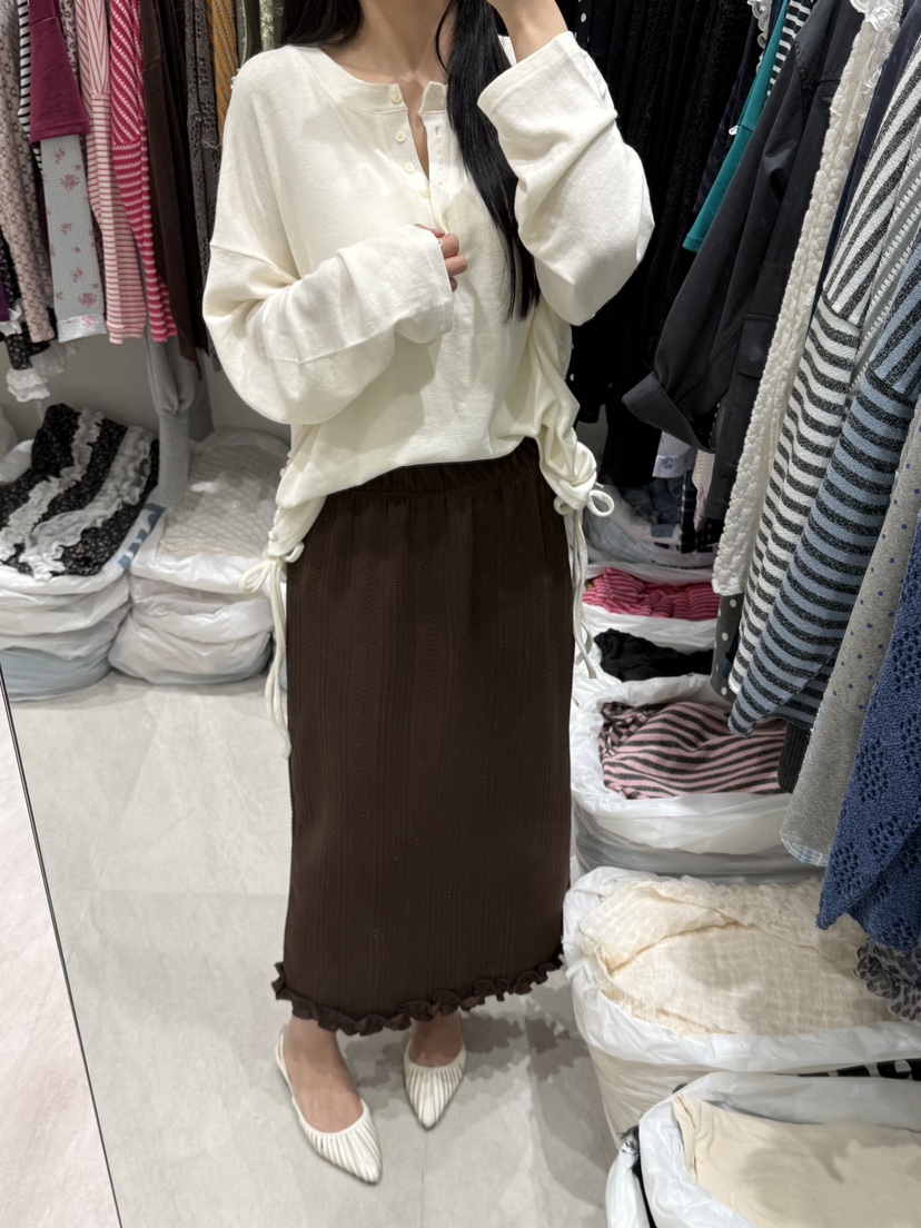 RUNWAY-런웨이韓國直郵女士新品真品時尚熱賣休閑長袖T恤RUNWAY長袖T恤