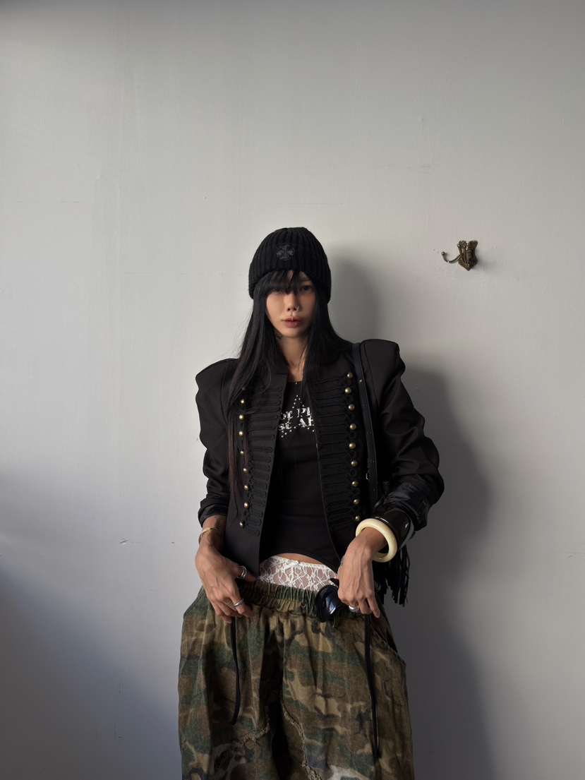 ABBEYLEE韓國直郵女士新款真品時尚熱賣人氣推薦夾克絎縫ABBEYLEE夾克
