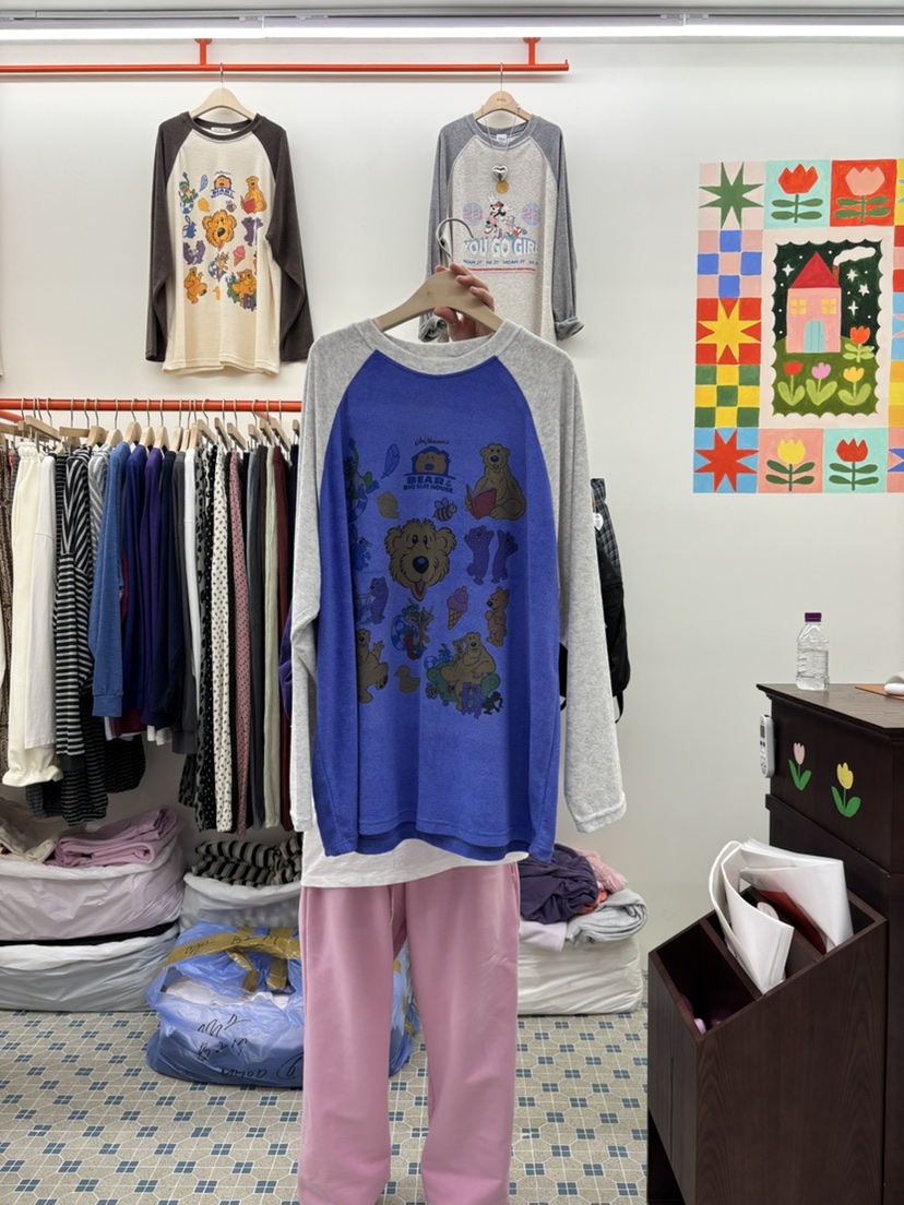 TOLL韓國直郵女士新品推薦休閑真品時尚人氣熱賣長袖T恤TOLL長袖T恤圖色2