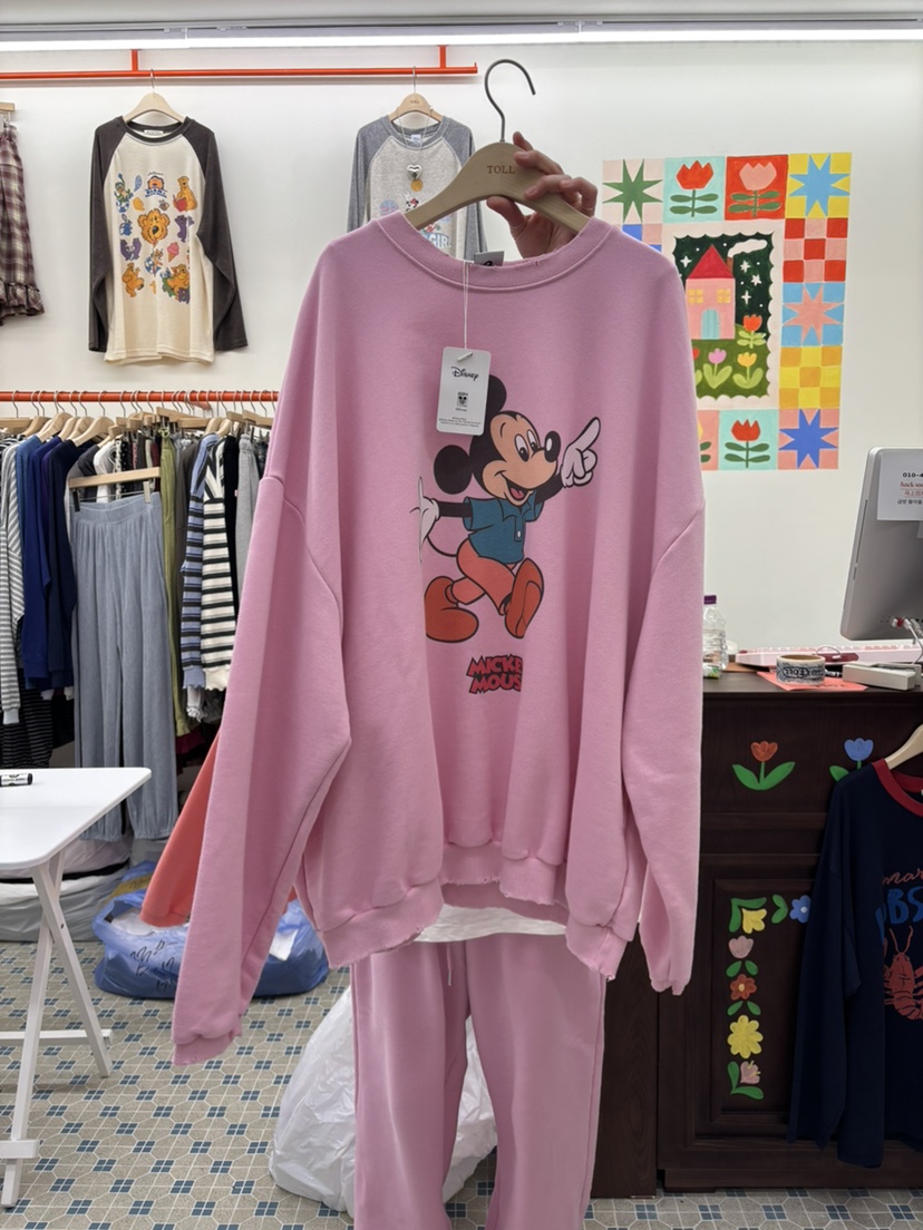 TOLL東大門直郵女裝新品推薦真品人氣休閑熱賣時尚衛衣米奇TOLL衛衣圖色2