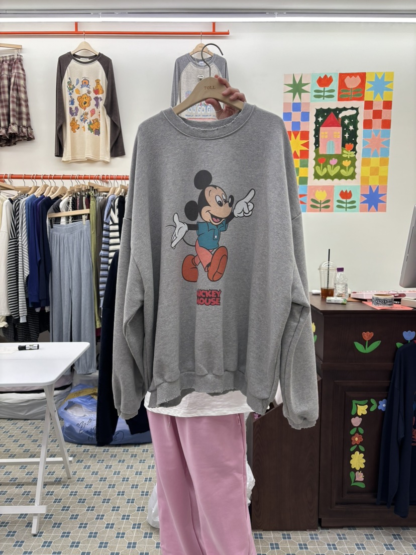 TOLL東大門直郵女裝新品推薦真品人氣休閑熱賣時尚衛衣米奇TOLL衛衣圖色6