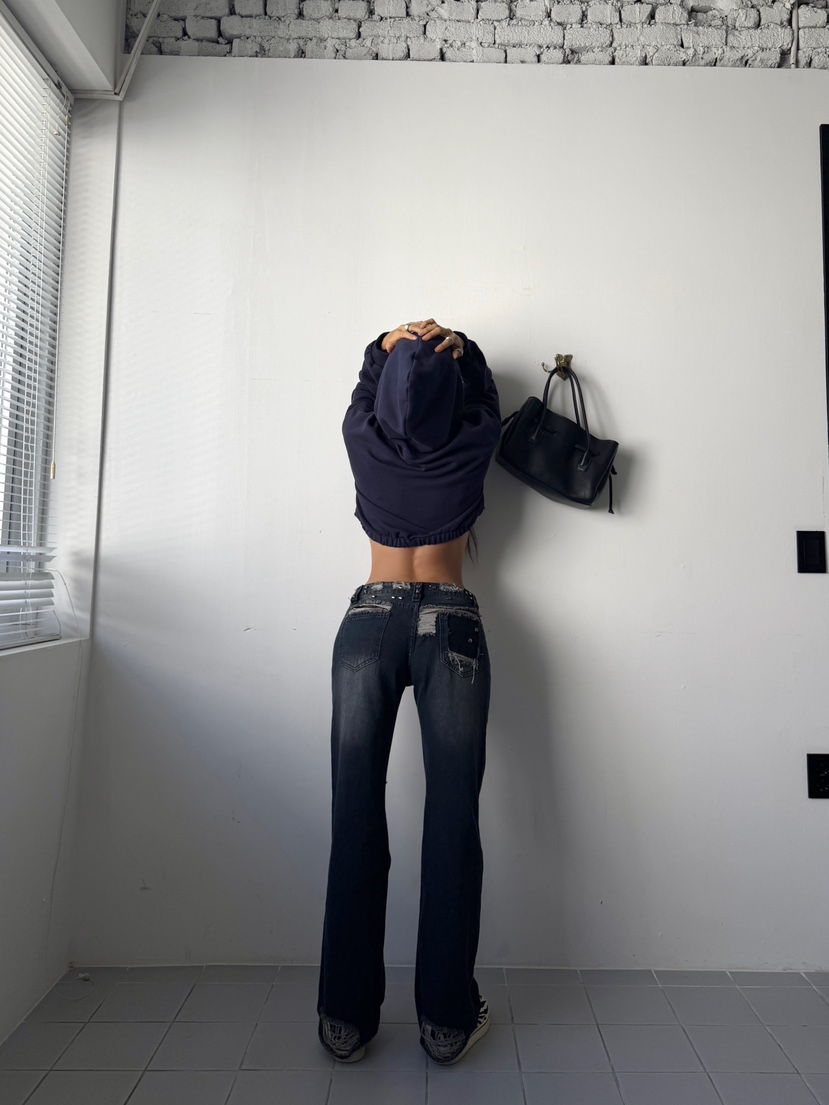 ABBEYLEE韓國直郵女裝新品休閑真品推薦時尚熱賣牛仔褲低幫ABBEYLEE牛仔褲