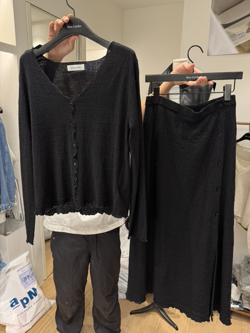 BIEN GARDER東大門直郵女士新品時尚休閑人氣熱賣套裝開衫BIEN GARDER套裝圖色2