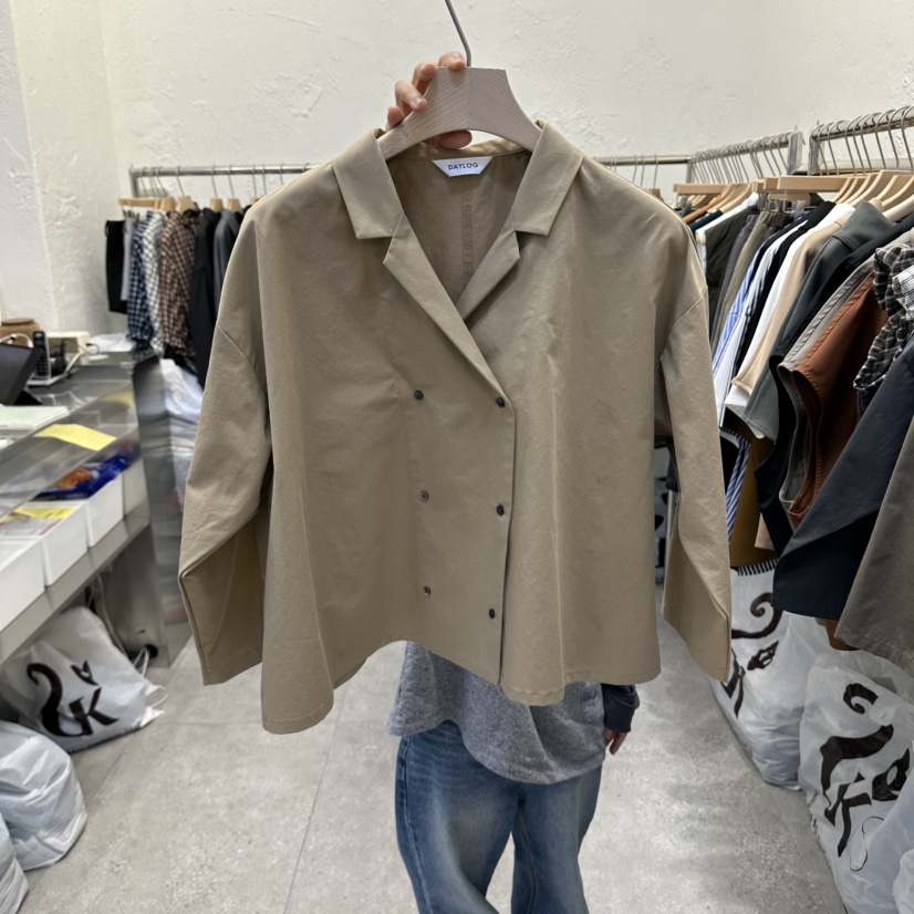 DA YLOG東大門代購女裝新品真品休閑人氣時尚襯衫蕾絲衫DA YLOG襯衫/蕾絲衫圖色1
