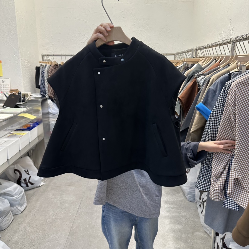 DA YLOG東大門直郵女裝新品休閑人氣真品推薦時尚馬甲麂皮DA YLOG馬甲圖色2