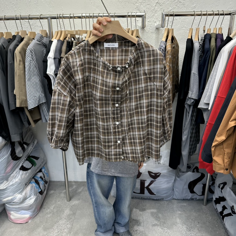 DA YLOG東大門代購女士新品人氣熱賣休閑真品襯衫蕾絲衫DA YLOG襯衫/蕾絲衫圖色3