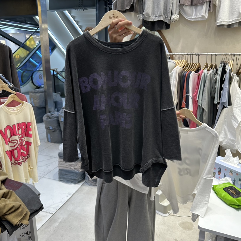 REPLAY東大門實拍女裝新款人氣熱賣推薦時尚休閑真品長袖T恤REPLAY長袖T恤圖色3