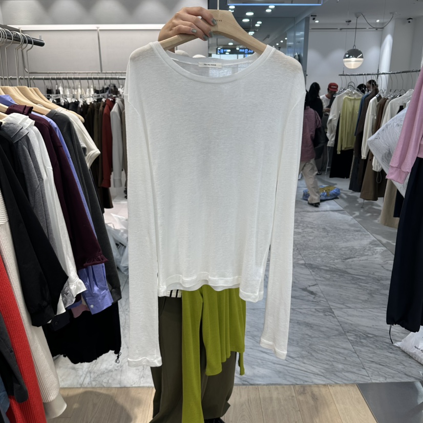 REVE-L東大門代購女裝新款時尚真品休閑人氣熱賣長袖T恤REVE-L長袖T恤圖色2
