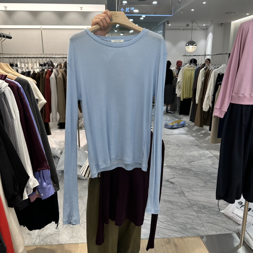 REVE-L東大門代購女裝新款時尚真品休閑人氣熱賣長袖T恤REVE-L長袖T恤圖色3