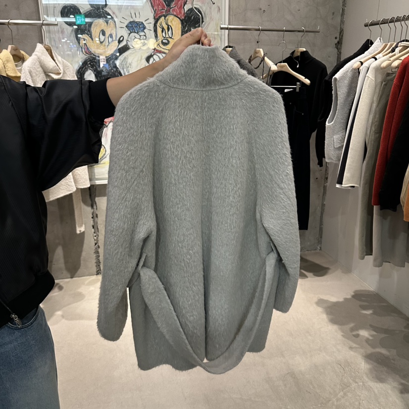 LAMAGIEPIE/LAMAGIE GREY東大門實拍女士新品休閑短款大衣LAMAGIEPIE/LAMAGIE GREY短款大衣