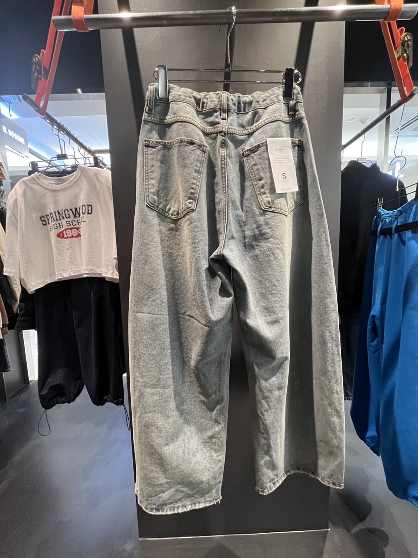 EL BOSQUE東大門代購女裝新品真品人氣熱賣時尚休閑牛仔褲EL BOSQUE牛仔褲