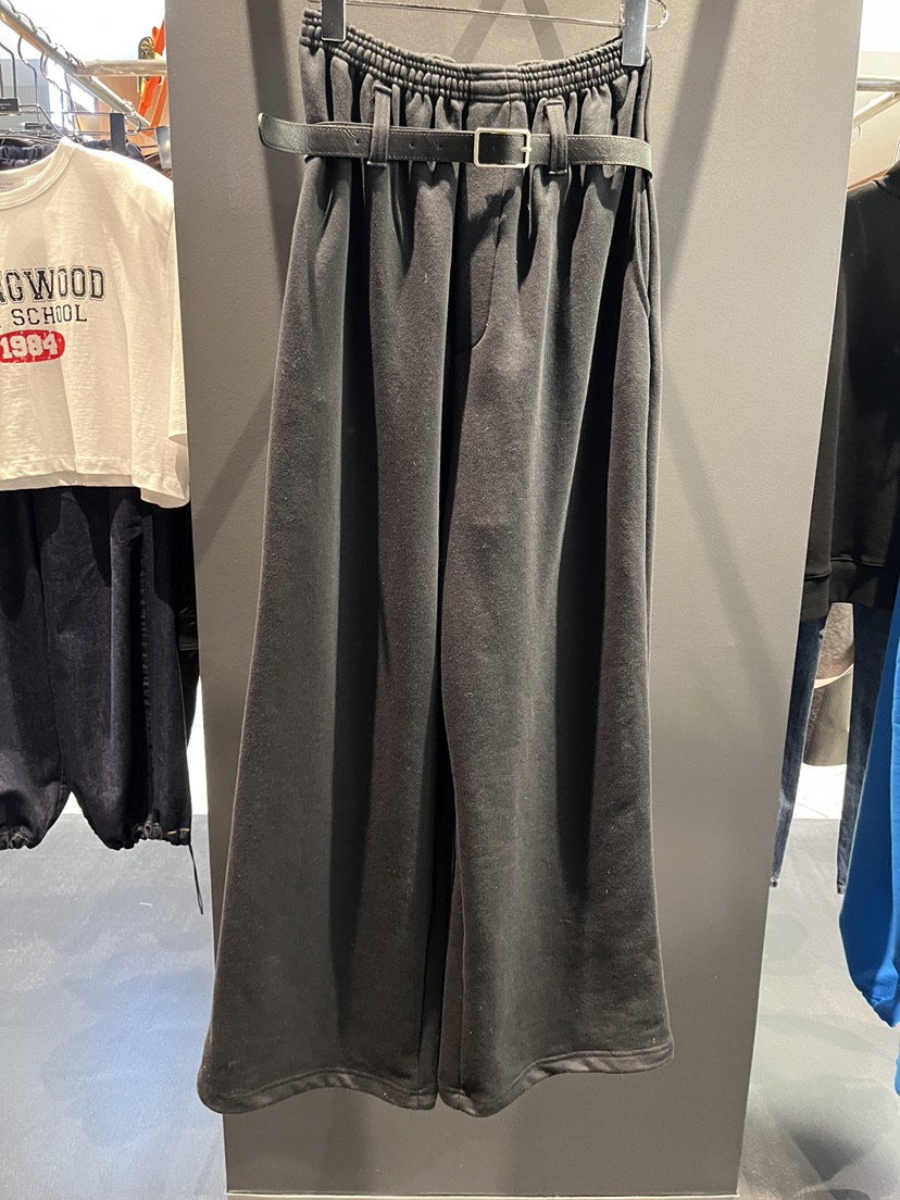 EL BOSQUE東大門直郵女士新品人氣休閑時尚休閑褲含腰帶EL BOSQUE休閑褲圖色3