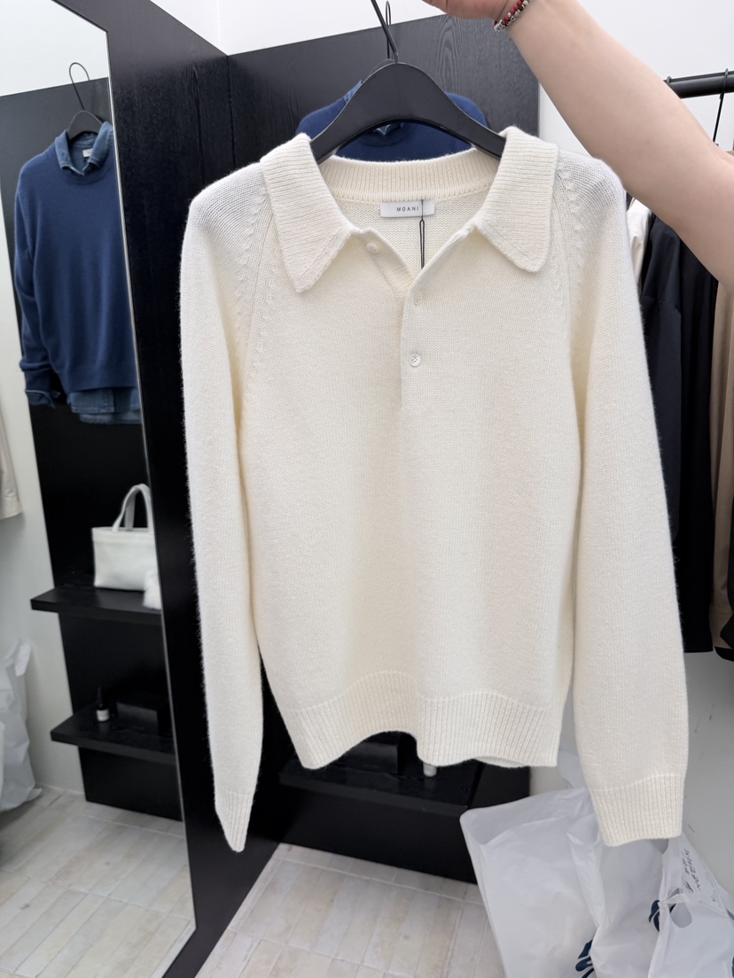 MOANI東大門代購女士新品熱賣真品時尚推薦休閑人氣毛衣紐扣MOANI毛衣圖色1