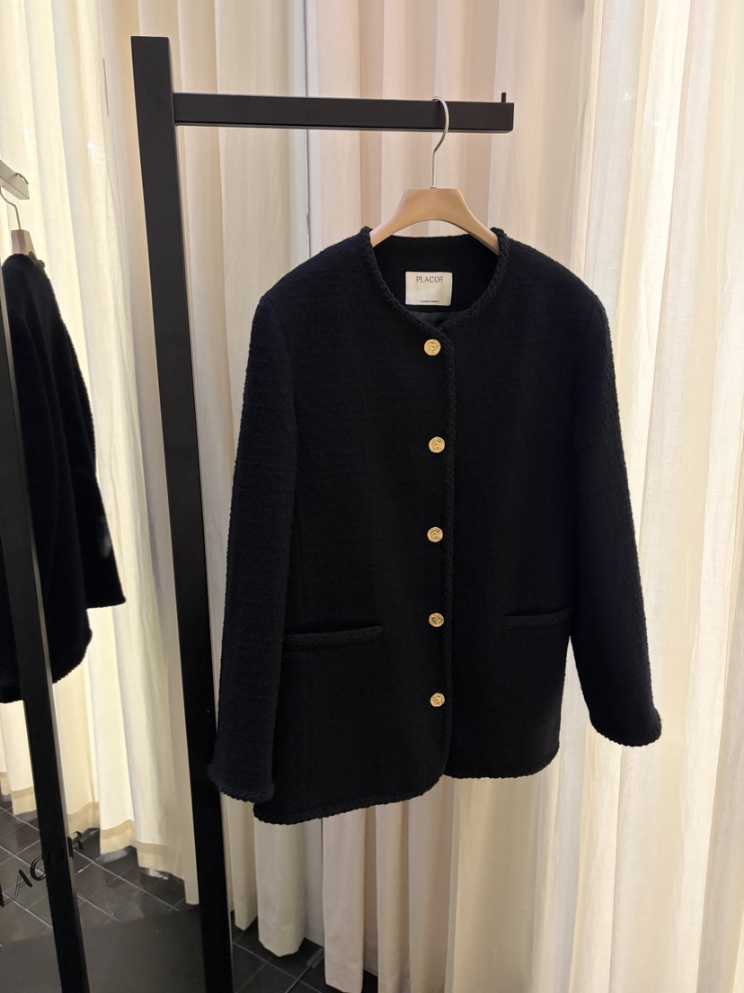 REGULARLY/PLACOR東大門直郵女士新品職業時尚夾克粗花呢REGULARLY/PLACOR夾克