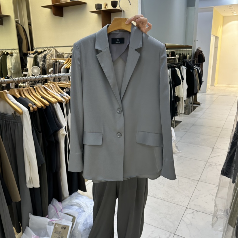 SANS東大門實拍女裝新款職業真品熱賣時尚推薦休閑西裝西服SANS西裝/西服圖色2