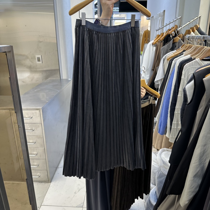 SANS東大門代購女士新品時尚真品人氣推薦長裙天鵝絨褶皺SANS長裙