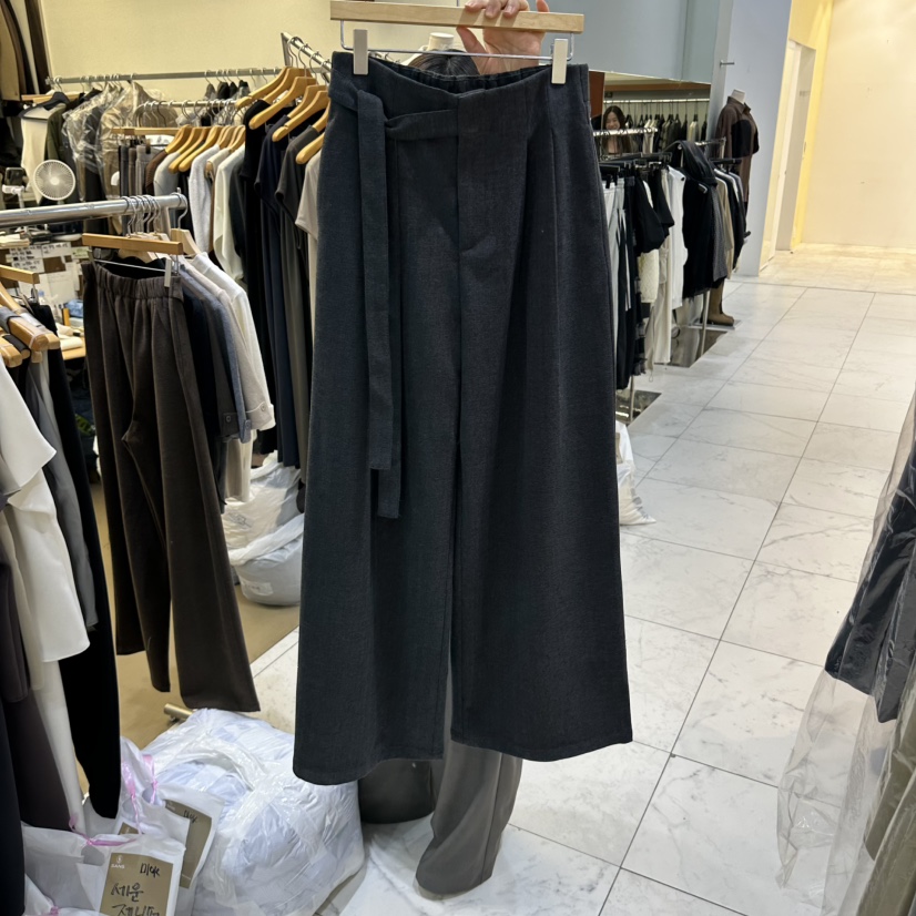 SANS東大門代購女裝新品時尚休閑推薦熱賣真品職業休閑褲SANS休閑褲圖色2墨色
