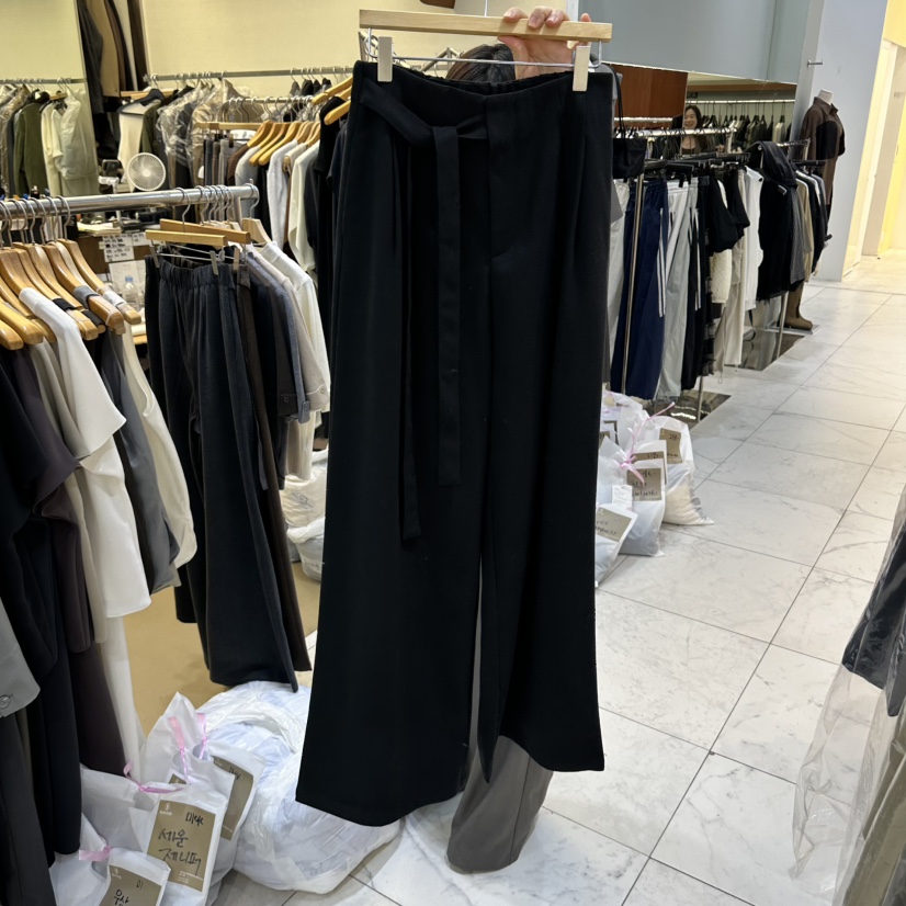 SANS東大門代購女裝新品時尚休閑推薦熱賣真品職業休閑褲SANS休閑褲圖色3黑色