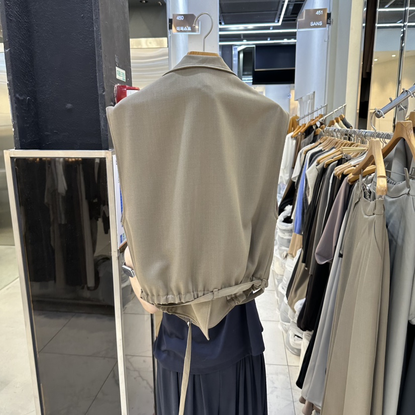 SANS東大門實拍女士新品真品熱賣休閑職業人氣推薦時尚馬甲SANS馬甲