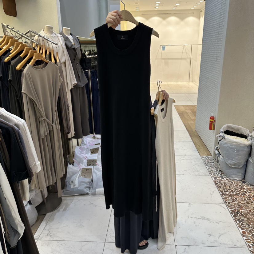 SANS韓國直郵女士新品推薦熱賣時尚真品休閑人氣連衣裙U領SANS連衣裙圖色3黑色