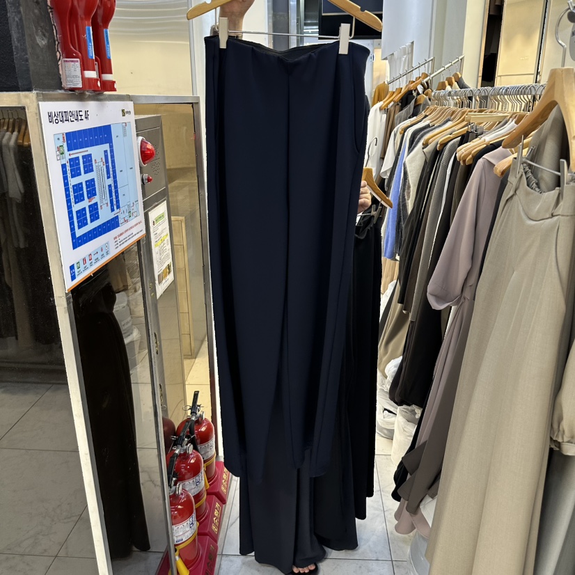 SANS韓國代購女裝新品時尚熱賣真品推薦人氣休閑職業休閑褲SANS休閑褲圖色3深藍色