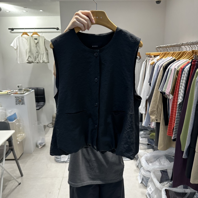 MODS-Q韓國代購女士新款時尚職業熱賣人氣休閑推薦真品馬甲MODS-Q馬甲圖色2