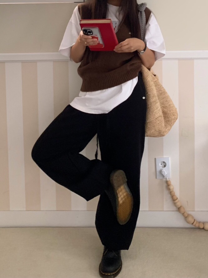 LIKEVAM韓國直郵女裝新款休閑時尚熱賣人氣推薦真品休閑褲LIKEVAM休閑褲