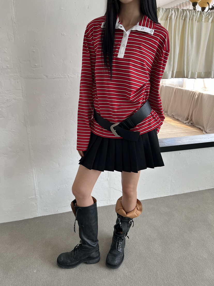 STAGE韓國代購女裝新款時尚熱賣人氣真品推薦休閑長袖T恤STAGE長袖T恤