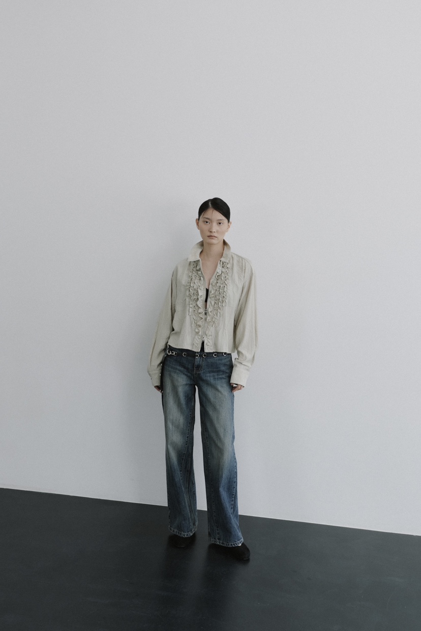 STAGE東大門實拍女士新品推薦時尚熱賣休閑真品人氣牛仔褲STAGE牛仔褲