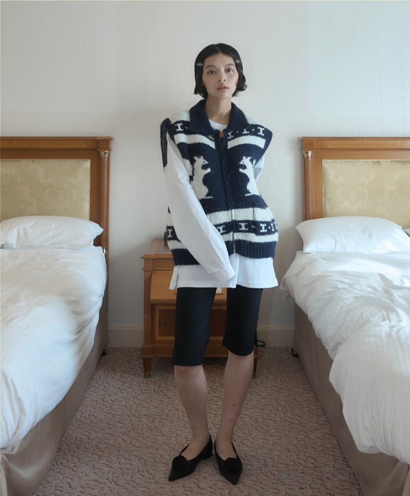 LIKEVAM東大門代購女士新款真品推薦熱賣休閑時尚人氣馬甲LIKEVAM馬甲