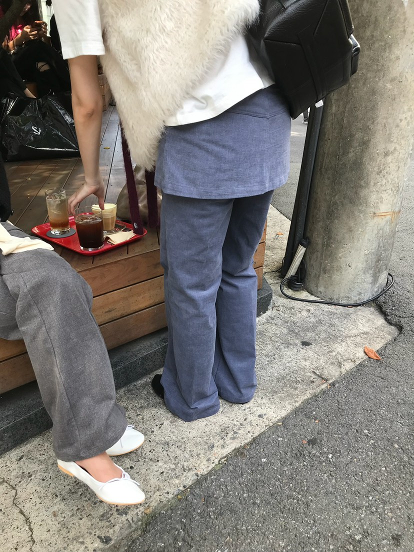 ESCHER韓國直郵女裝新品時尚休閑推薦真品人氣熱賣裙褲ESCHER裙褲