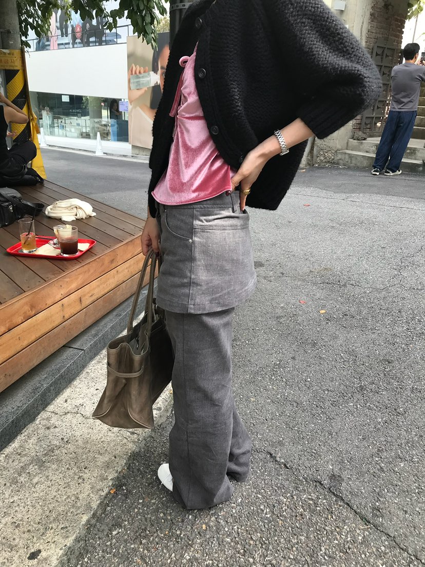 ESCHER韓國直郵女裝新品時尚休閑推薦真品人氣熱賣裙褲ESCHER裙褲