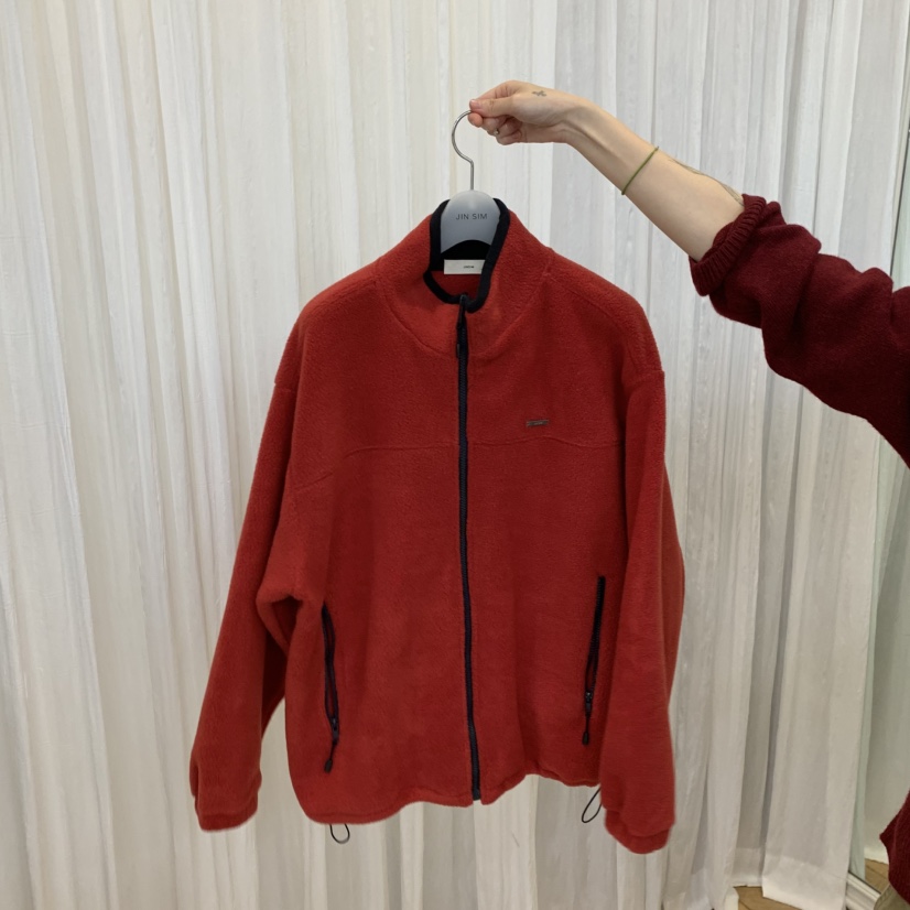 JINSIM韓國直郵女士新品真品時尚人氣休閑熱賣夾克抓絨拉鏈JINSIM夾克圖色4