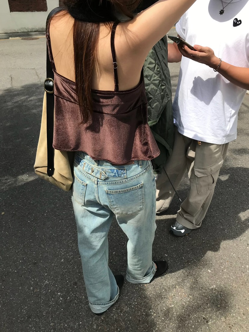 ESCHER東大門實拍女士新品人氣推薦休閑熱賣時尚吊帶背心ESCHER吊帶/背心