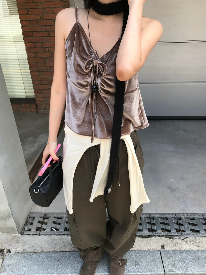 ESCHER東大門實拍女士新品人氣推薦休閑熱賣時尚吊帶背心ESCHER吊帶/背心