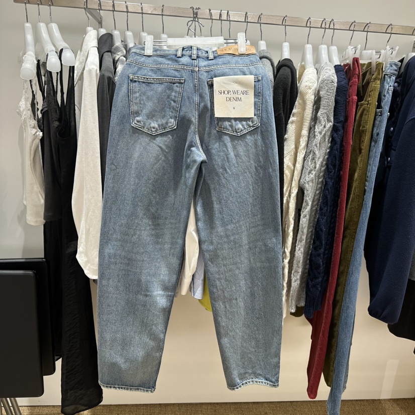 WE ARE/WELOVER韓國代購女裝新款真品人氣推薦時尚牛仔褲SHOP_WE ARE牛仔褲