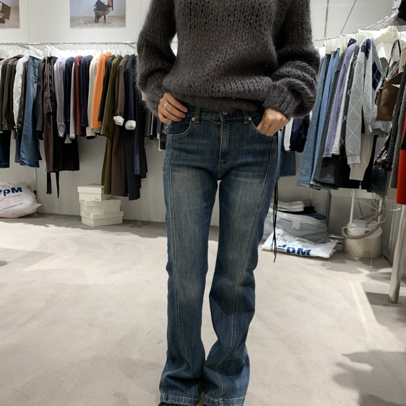 TEMPTING韓國直郵女裝新品時尚人氣休閑推薦熱賣牛仔褲口袋TEMPTING牛仔褲