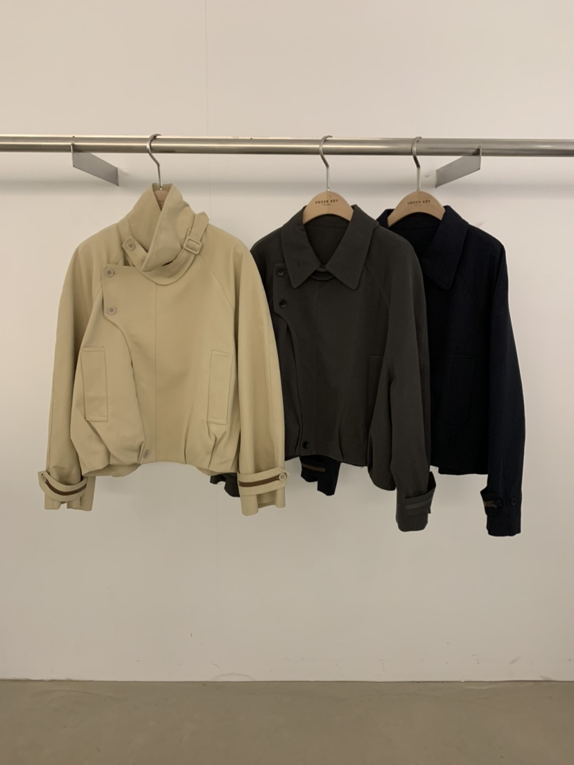 UNDER KEY東大門代購女裝新品人氣時尚推薦真品休閑夾克UNDER KEY夾克圖色3左三色