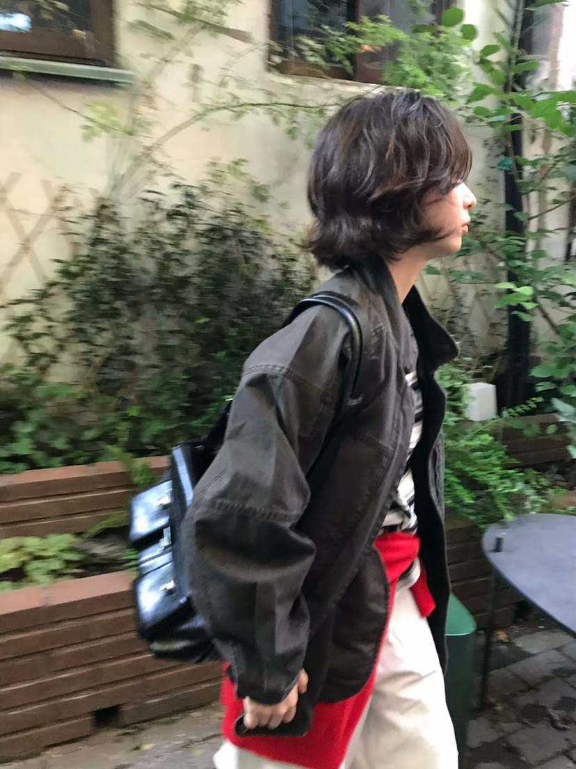 AGO東大門實拍女裝新款熱賣時尚真品休閑人氣推薦夾克染色AGO夾克