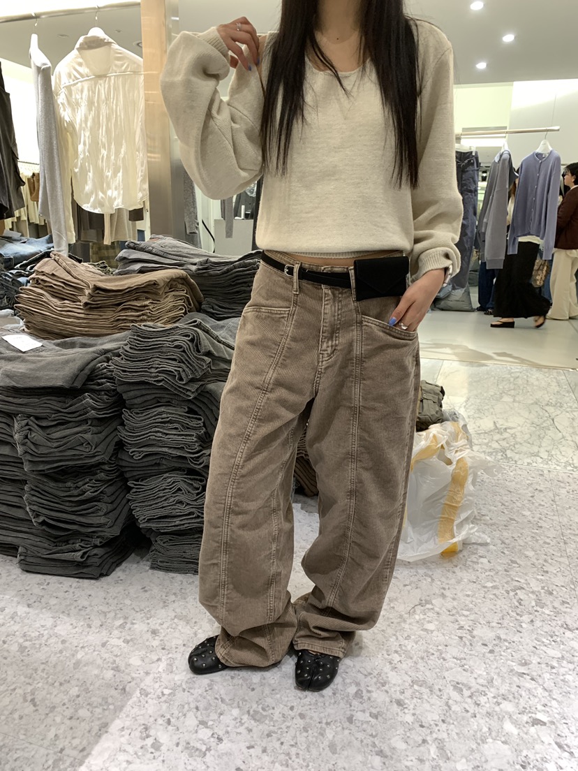 TAERI東大門實拍女裝新品熱賣時尚休閑人氣休閑褲不含腰帶taeri休閑褲圖色1