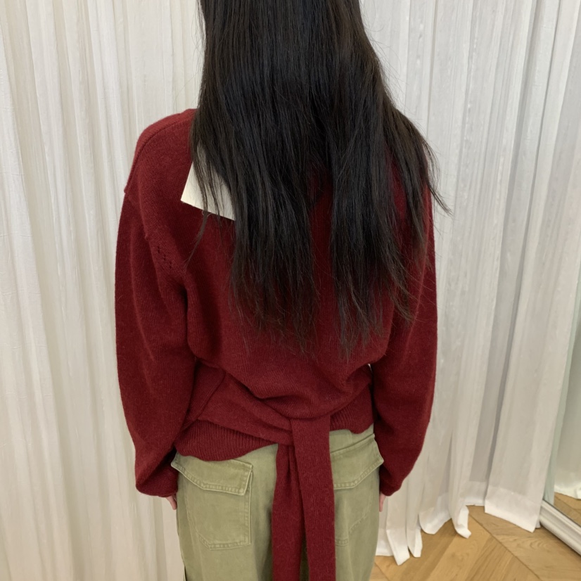 JINSIM韓國代購女裝新品休閑時尚熱賣推薦真品人氣針織衫V領JINSIM針織衫